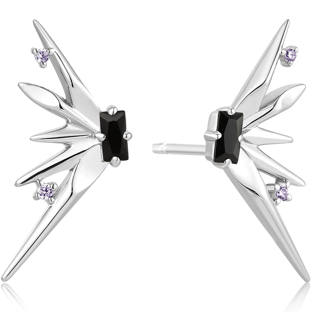 Ania Haie fülbevaló - E053-05H - Silver Statement Spike