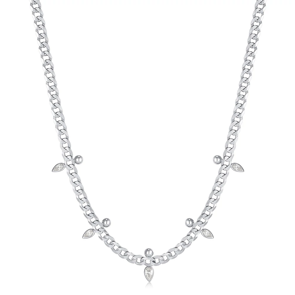 Ania Haie ezüst nyaklánc - N053-07H - Silver Curb Chain