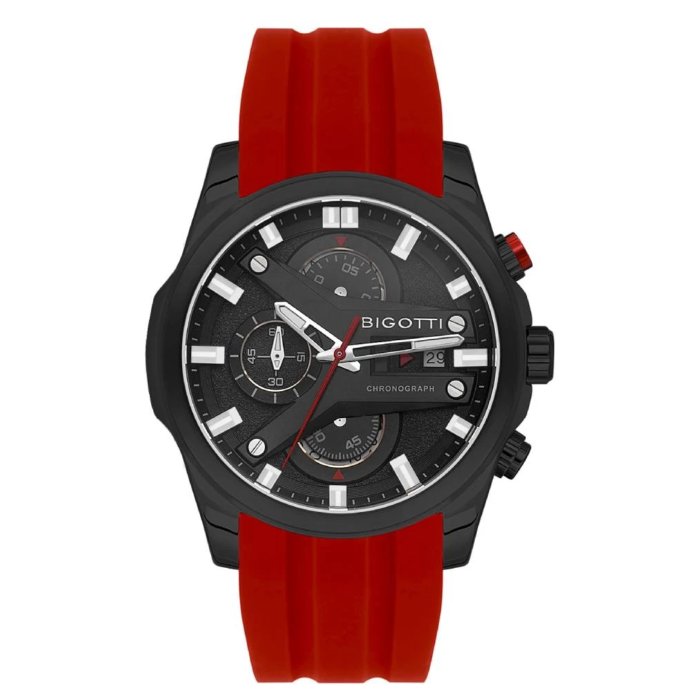 Bigotti Milano Raffinato Sport Chrono Rosso férfi karóra - BG110641-4
