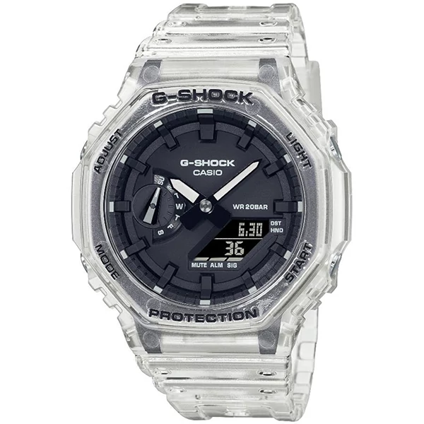 Casio férfi óra - GA-2100SKE-7AER - Skeleton Series