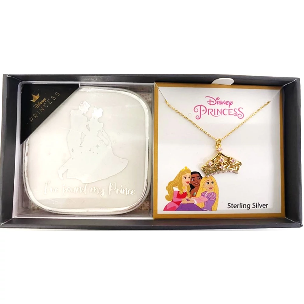 Disney Princess nyaklánc porcelán ékszertartóval - CMB04