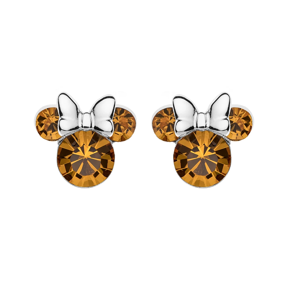 Disney Minnie novemberi születésköves fülbevaló - ES00013SNOVL.CS