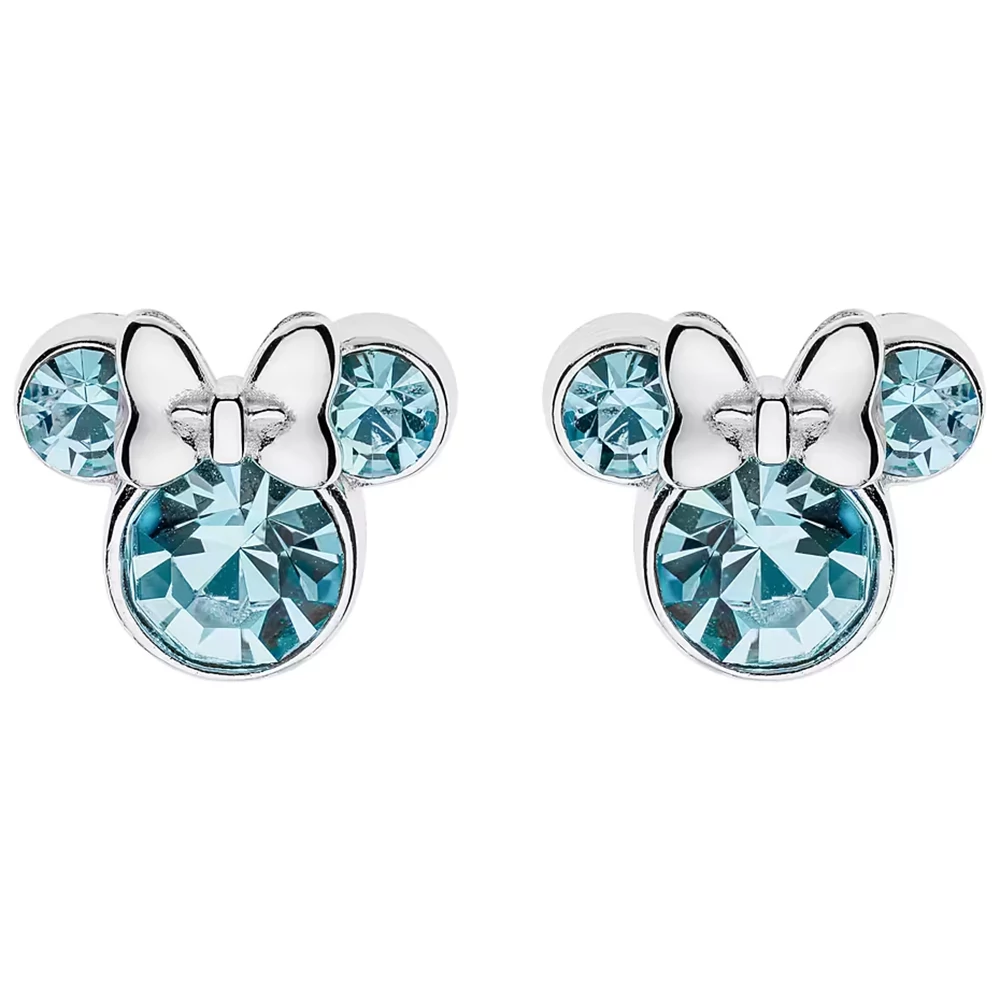 Disney kék köves Minnie fülbevaló - ES00068SRQL.CS