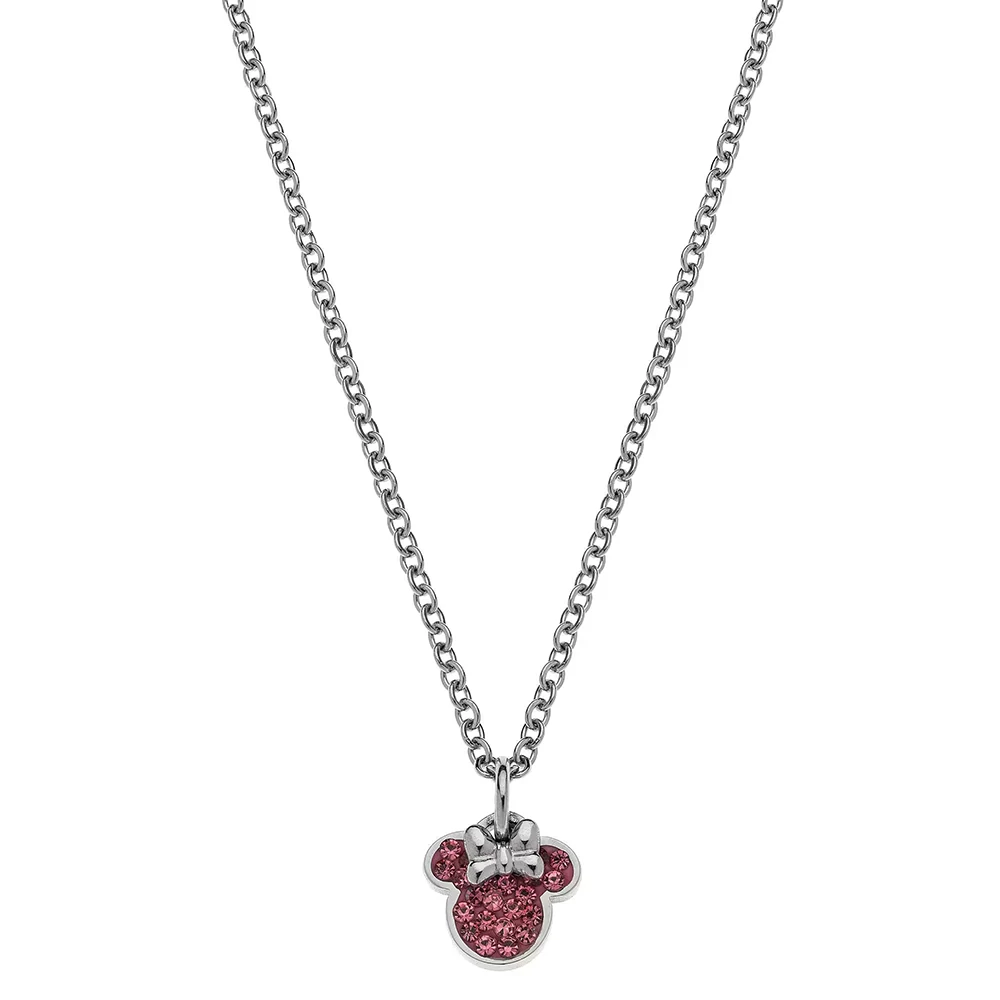 Disney pink glitteres Minnie nyaklánc - N600582RPL-B.CJ