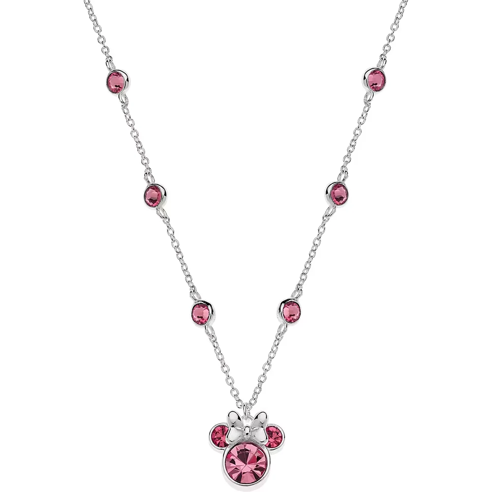 Disney Minnie rózsaszín köves nyaklánc - NS00045SRUL-157.CS