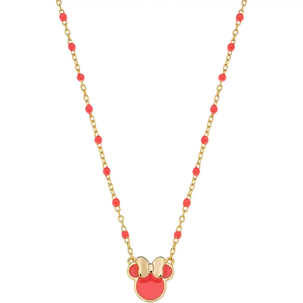 Disney Minnie pink arany nyaklánc - NS00056YL.157.CS