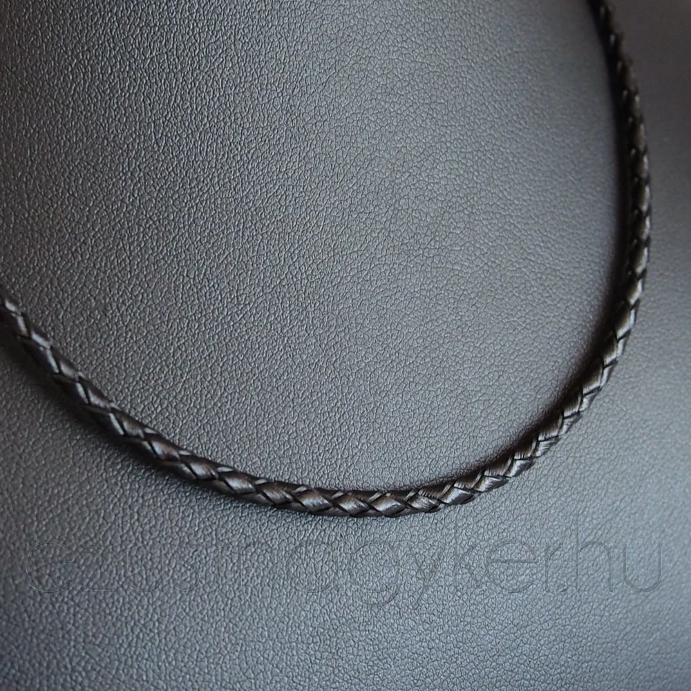 Unisex fonott bőr nyaklánc 70 cm - JALB05-70