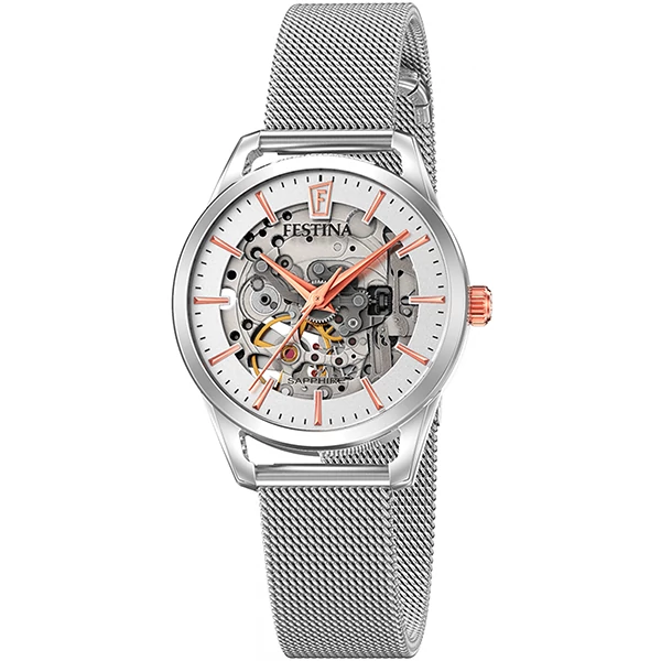 Festina női óra - F20538/1 - Skeleton Automatic