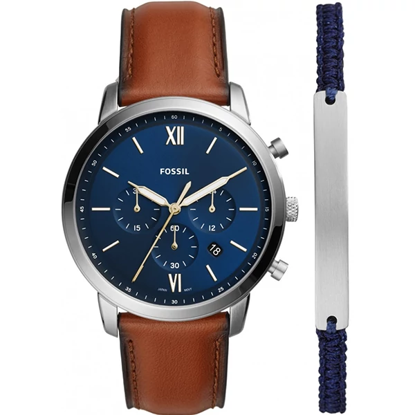 Fossil férfi óra + karkötő - FS5708SET - Neutra