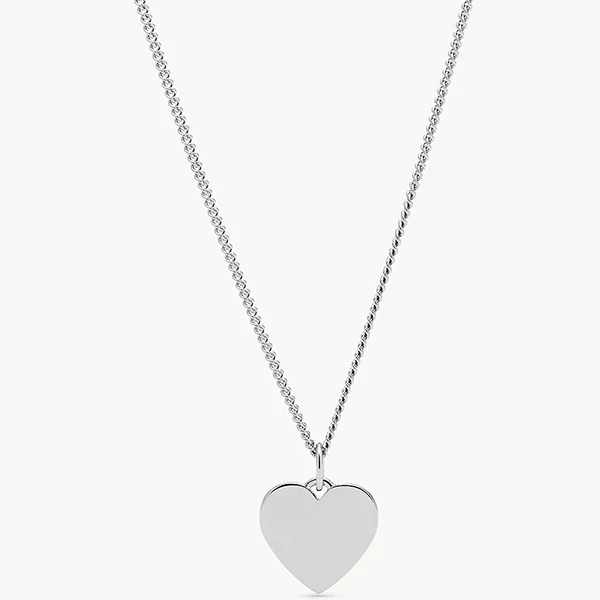 Fossil női nyaklánc  - JF03330040 - Engravable Heart
