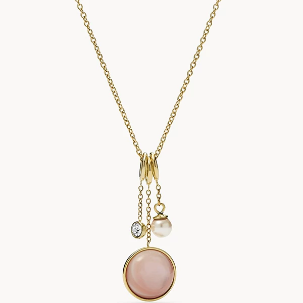 Fossil női nyaklánc - JF03955710 - Sutton Pink