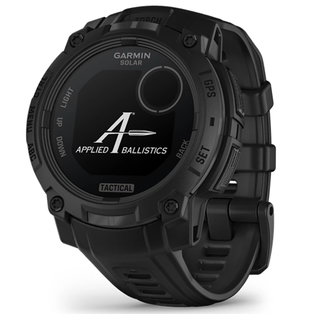 Garmin Instinct 3, 45mm Solar, Tactical Edition, Fekete, fekete szíjjal (ED) - 010-02934-50