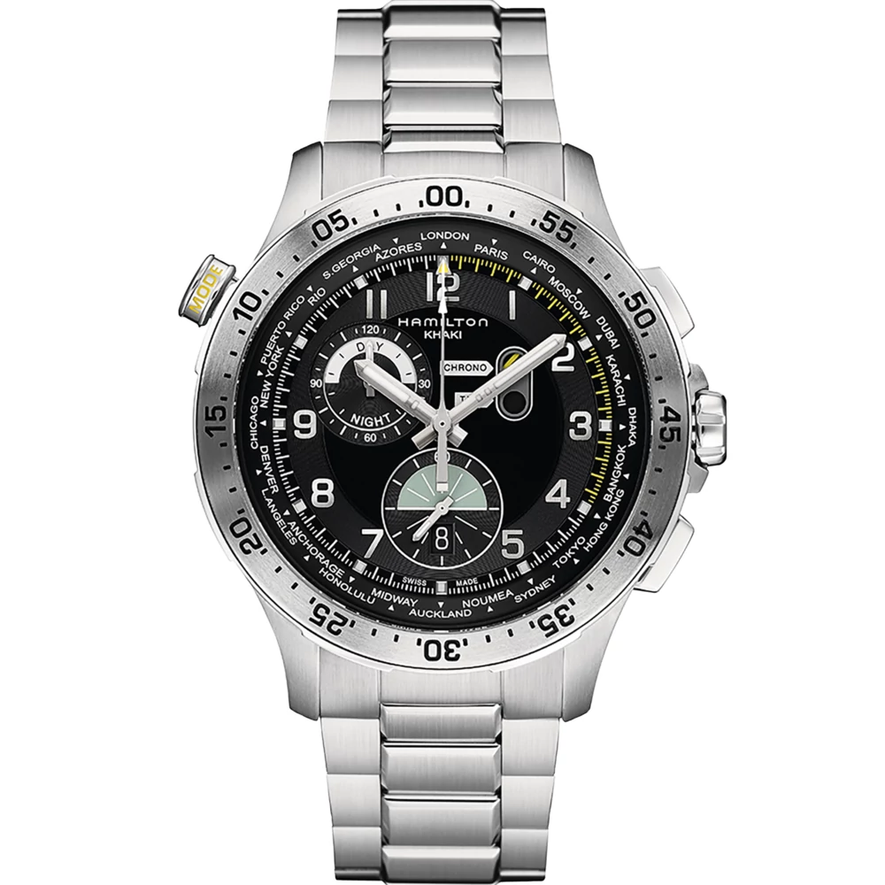 Hamilton férfi óra - H76714135 - Khaki Aviation