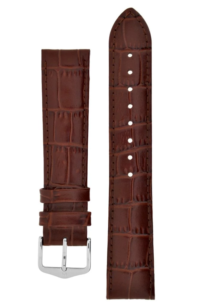 Hirsch barna borjú bőr óraszíj  16mm - Louisianalook L NQR - 03427010-2-16
