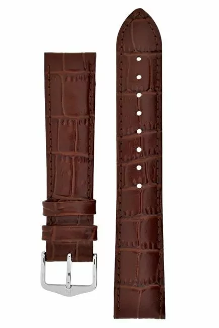 Hirsch barna borjú bőr óraszíj  24mm - Louisianalook M NQR - 03427110-2-24