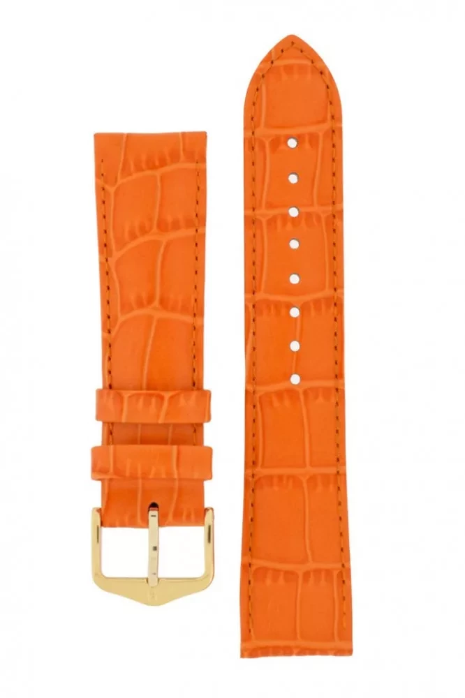 Hirsch narancsságra borjú bőr óraszíj  12mm - Louisianalook M NQR - 03427176-1-12