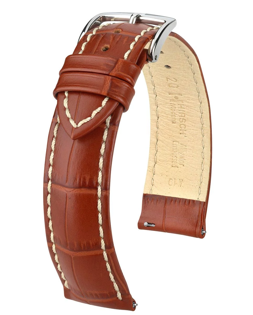 Hirsch aranybarna borjú bőr óraszíj  18mm - Modena L - 10302870-2-18