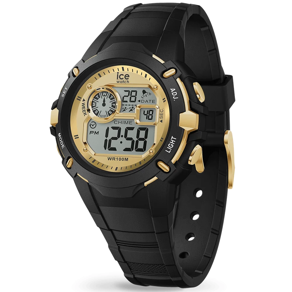 Ice-Watch női óra - 024009 - Ice Digit Explorer Black Gold