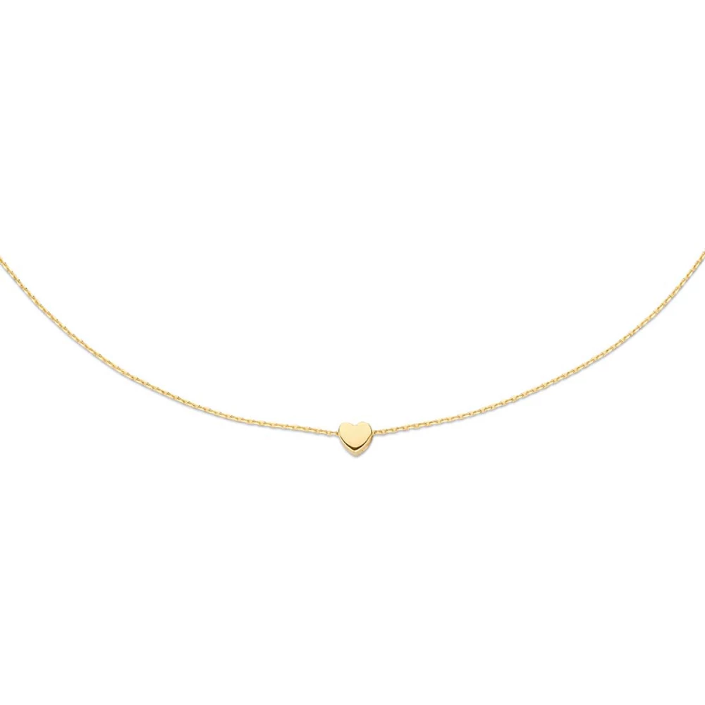 Jackie Gold arany nyaklánc szív medállal- JKN20.047