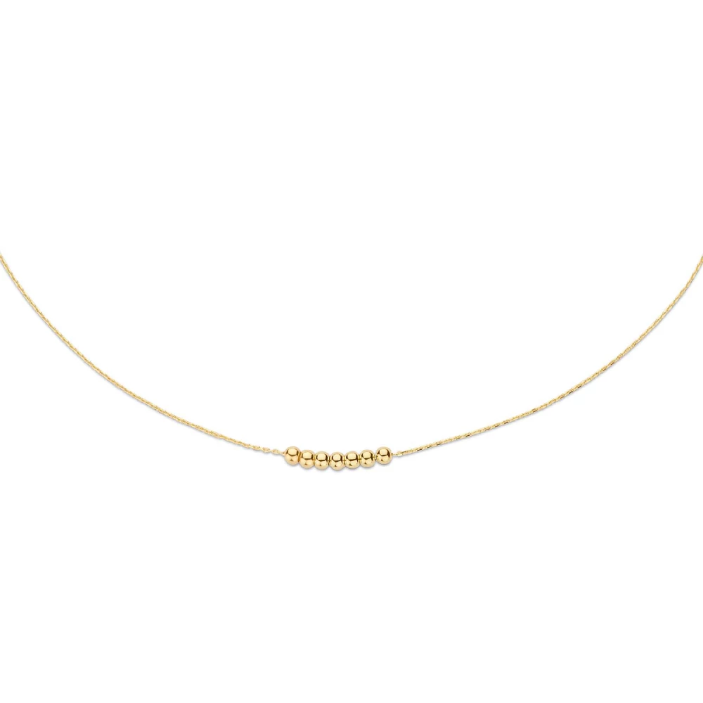 Jackie Gold nyaklánc arany gömbsorozattal- JKN20.084