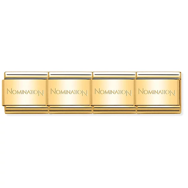 Nomination sárga alapkarkötő charm - 030001-2