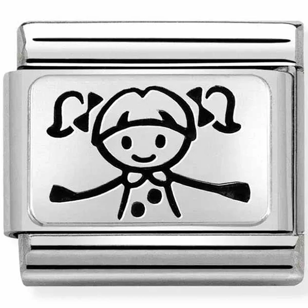 Nomination lány szimbólum charm - 330109/49