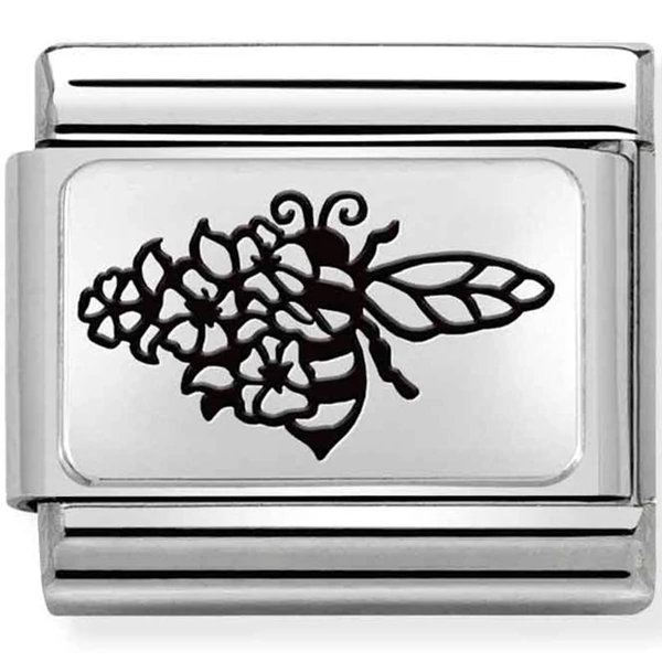 Nomination méh és virágok charm - 330111/21
