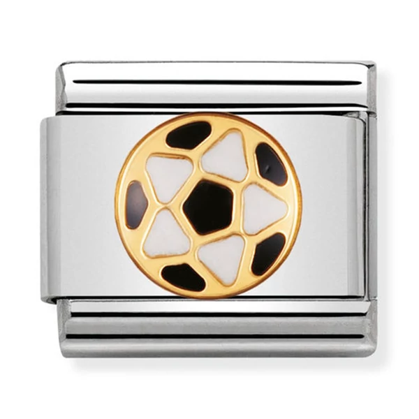 Nomination fekete-fehér focilabda charm - 030204/17