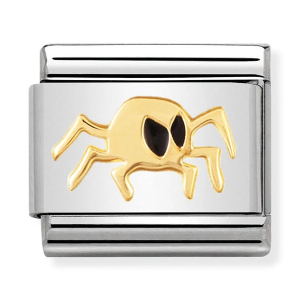 Nomination arany pók charm - 030216/02