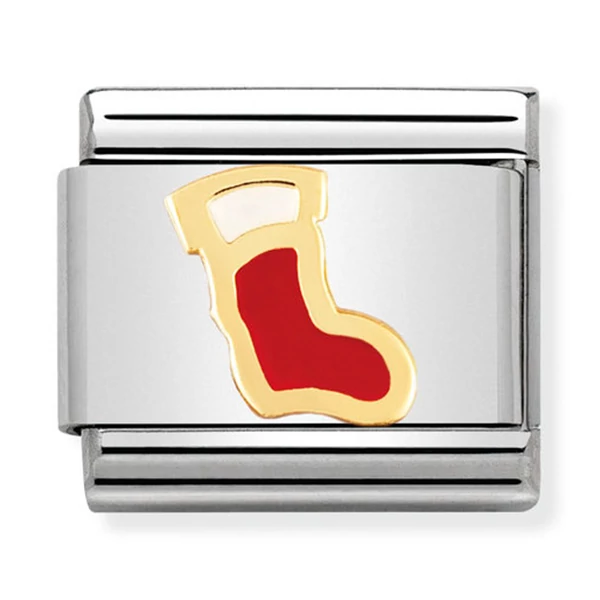 Nomination karácsonyi csizma charm - 030225/06