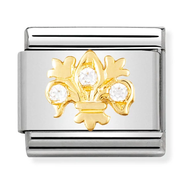 Nomination arany liliom charm - 030307/12