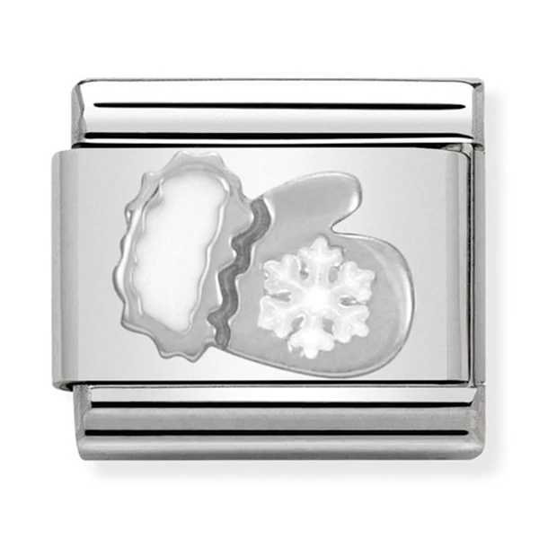 Nomination ezüst kesztyű charm - 330204/03