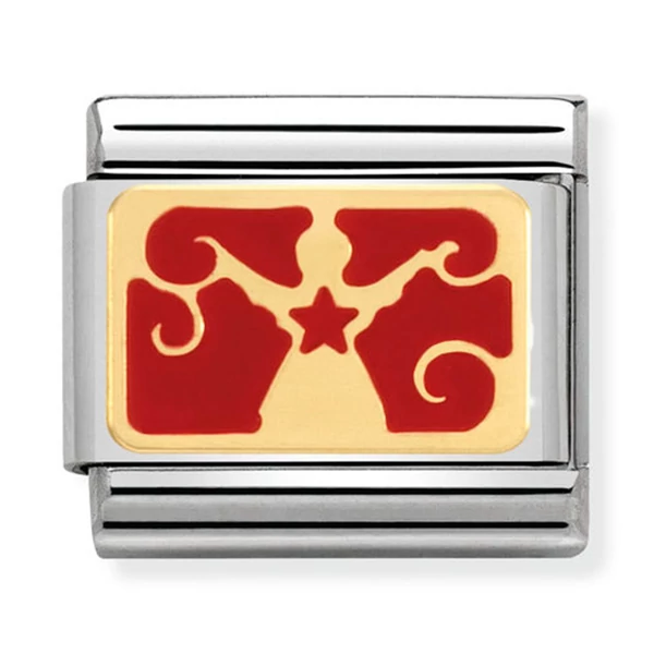 Nomination piros angyal charm - 030282/01
