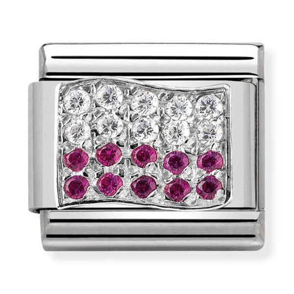Nomination lengyel zászló charm - 330318/17