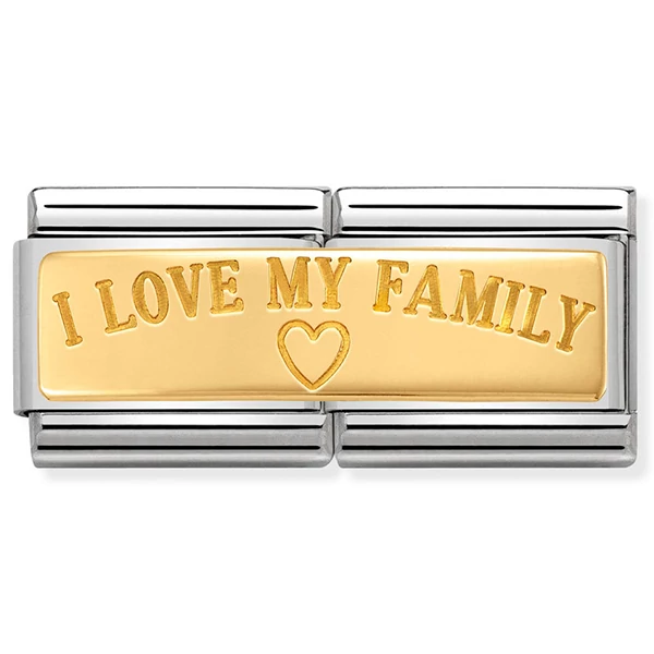 Nomination arany 'I love my Family' dupla charm - 030710/03