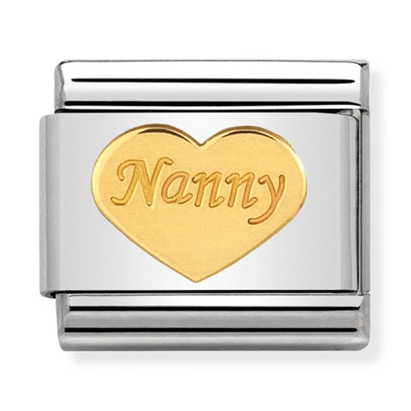Nomination arany Nanny charm - 030162/35