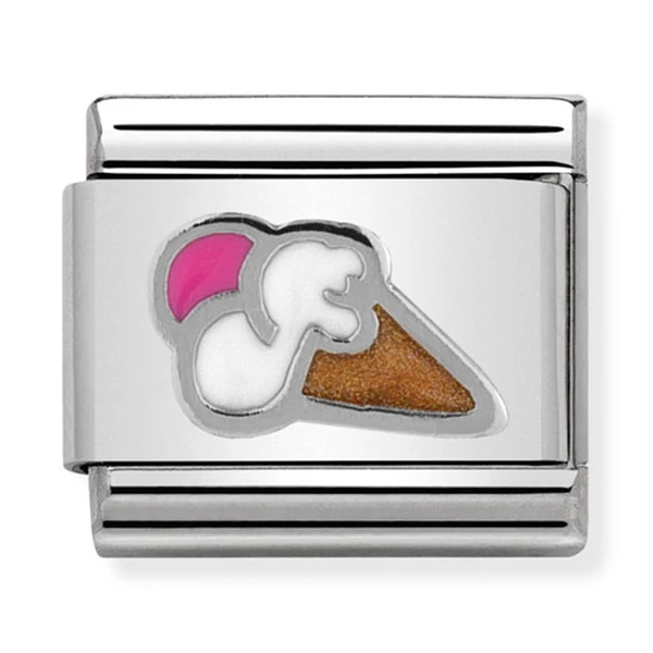 Nomination ezüst fagyi charm - 330202/38
