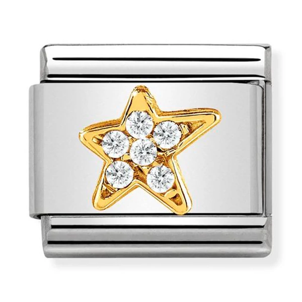 Nomination arany csillag charm - 030322/34