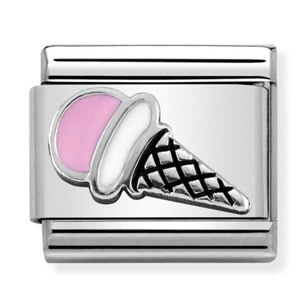 Nomination ezüst fagyi charm - 330202/44