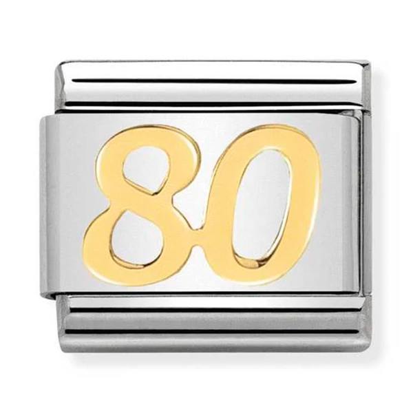 Nomination arany '80' szám charm - 030109/39