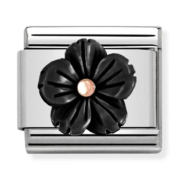 Nomination ONYX virág charm - 430510/01