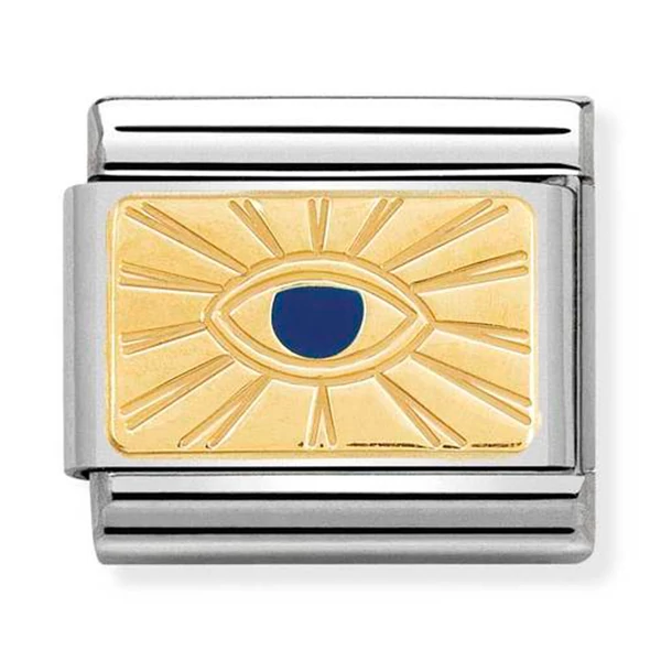 Nomination arany szem charm - 030284/42
