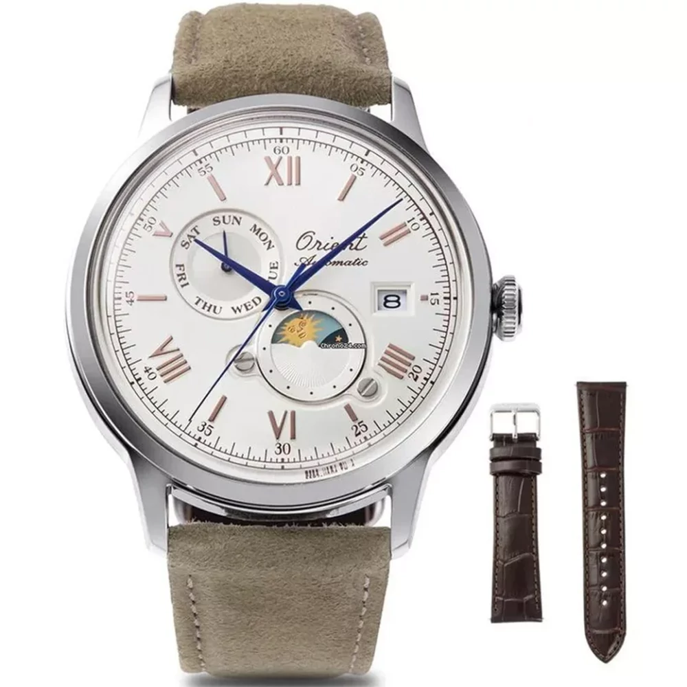 Orient férfi óra - RA-AK0808S30B - Bambino Sun and Moon 75th Anniversary Limited Edition