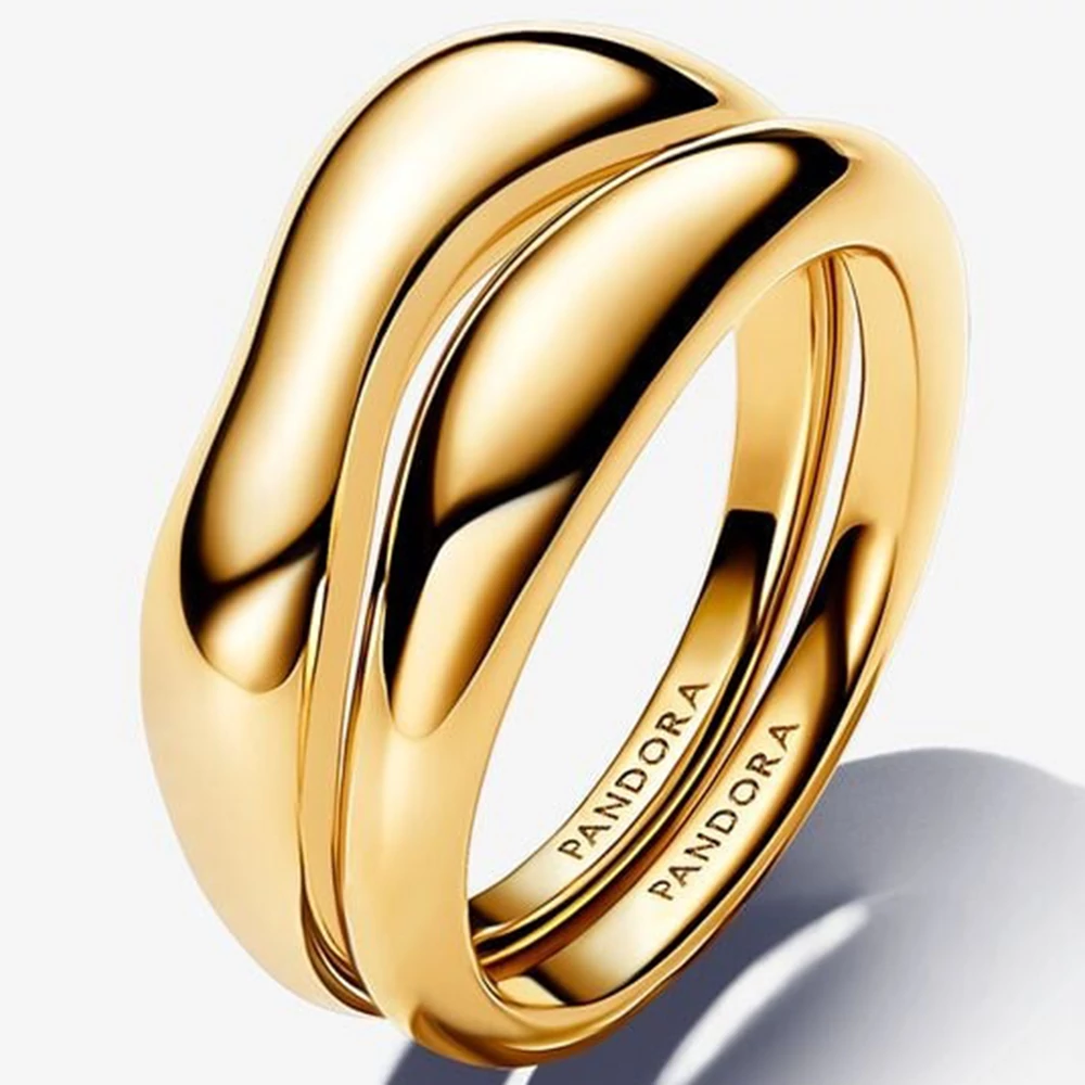 Pandora aranyozott dupla gyűrű - 163264C00-50
