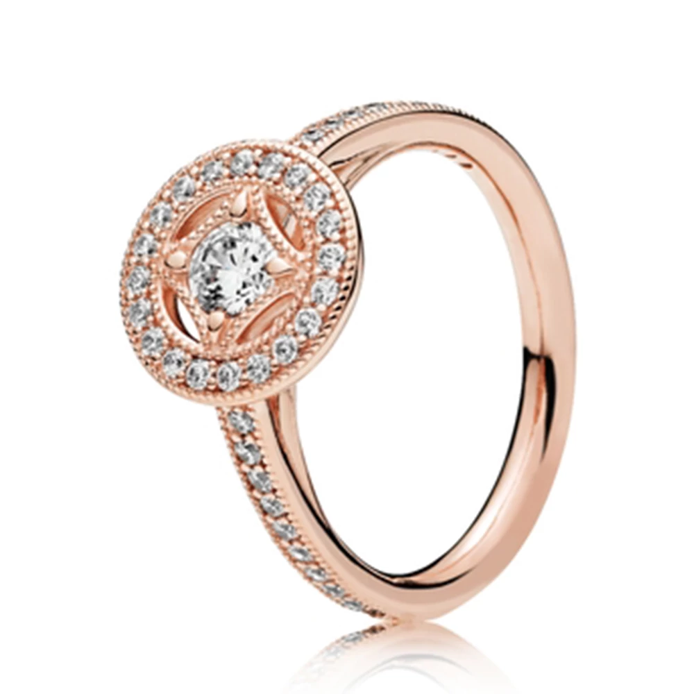 Pandora rozé gyűrű - 181006CZ-56