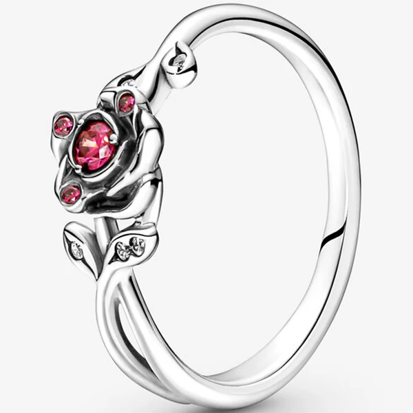 Pandora Disney Szépség és Szörnyeteg rózsa gyűrű - 190017C01-50
