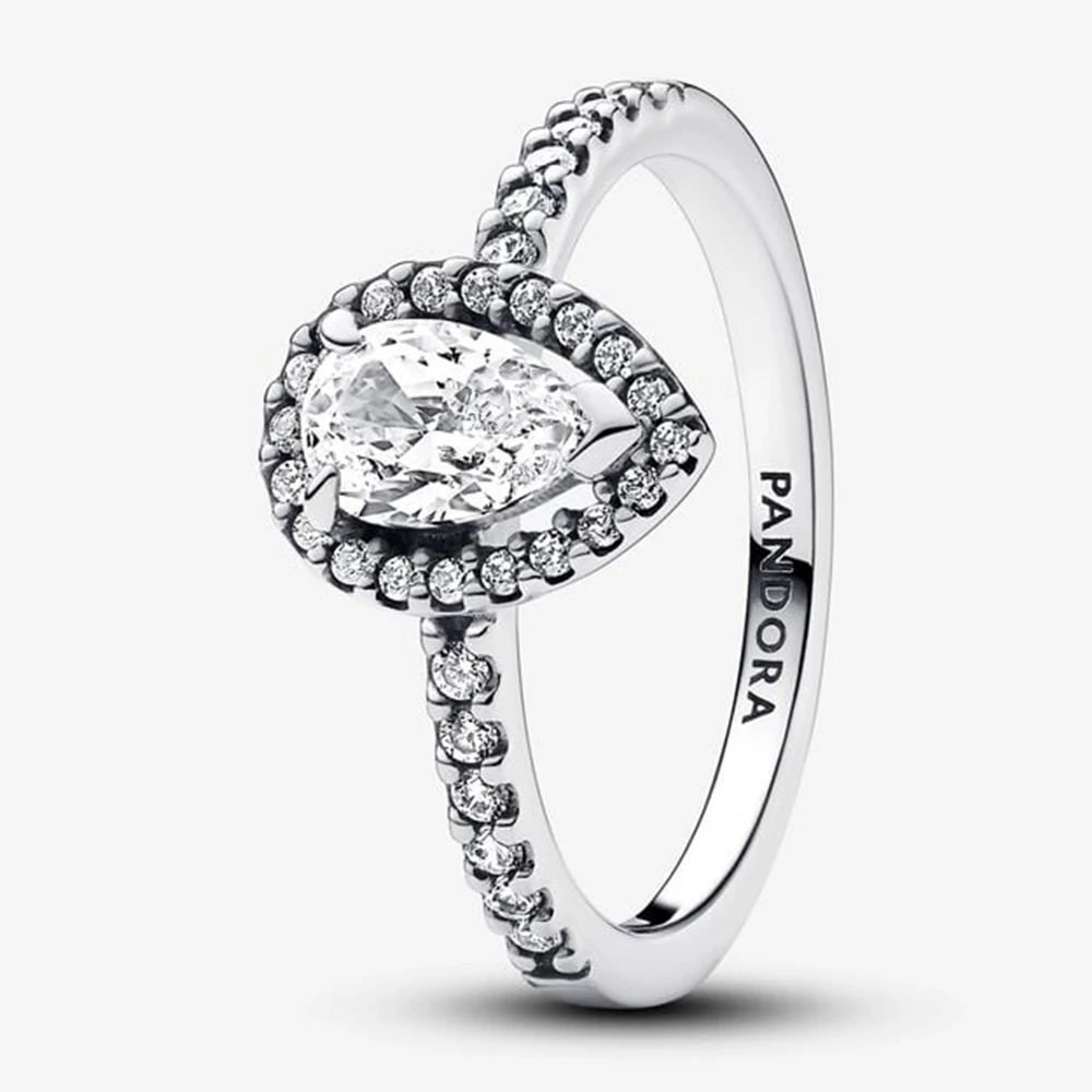 Pandora ezüst kiemelt köves gyűrű - 192835C01-50