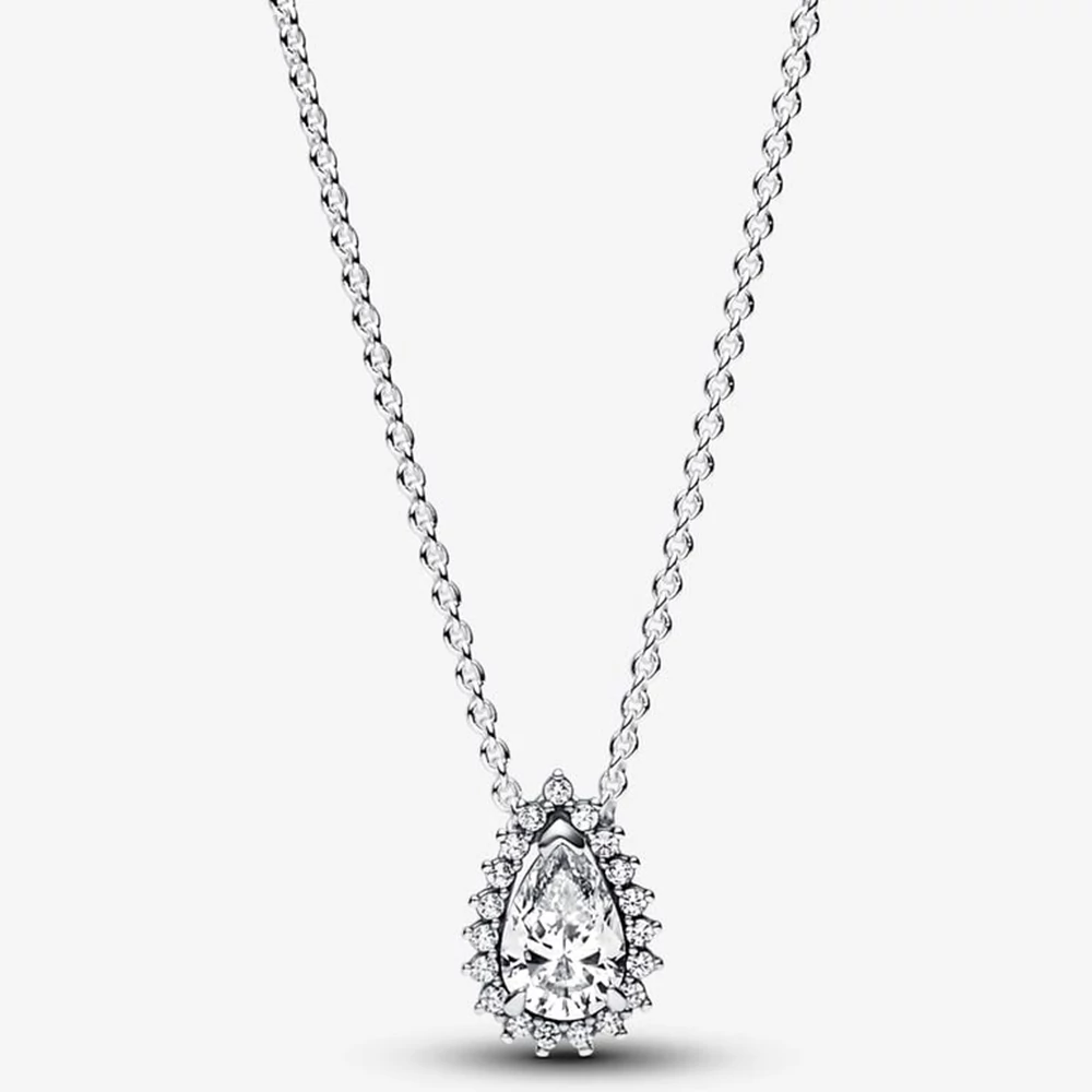 Pandora ezüst kiemelt köves nyaklánc - 392832C01-45
