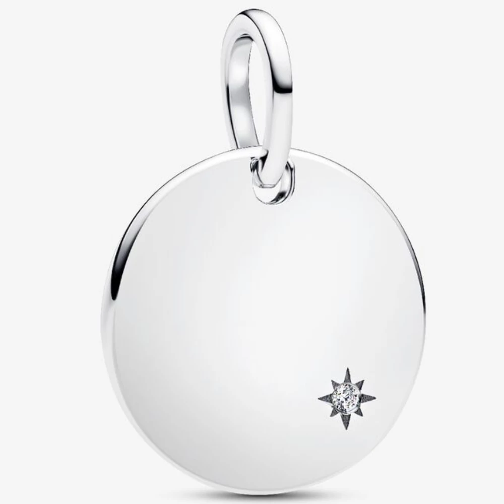 Pandora laboratóriumi gyémántos 0.012 ct TWl gravírozható medál - 394012C01