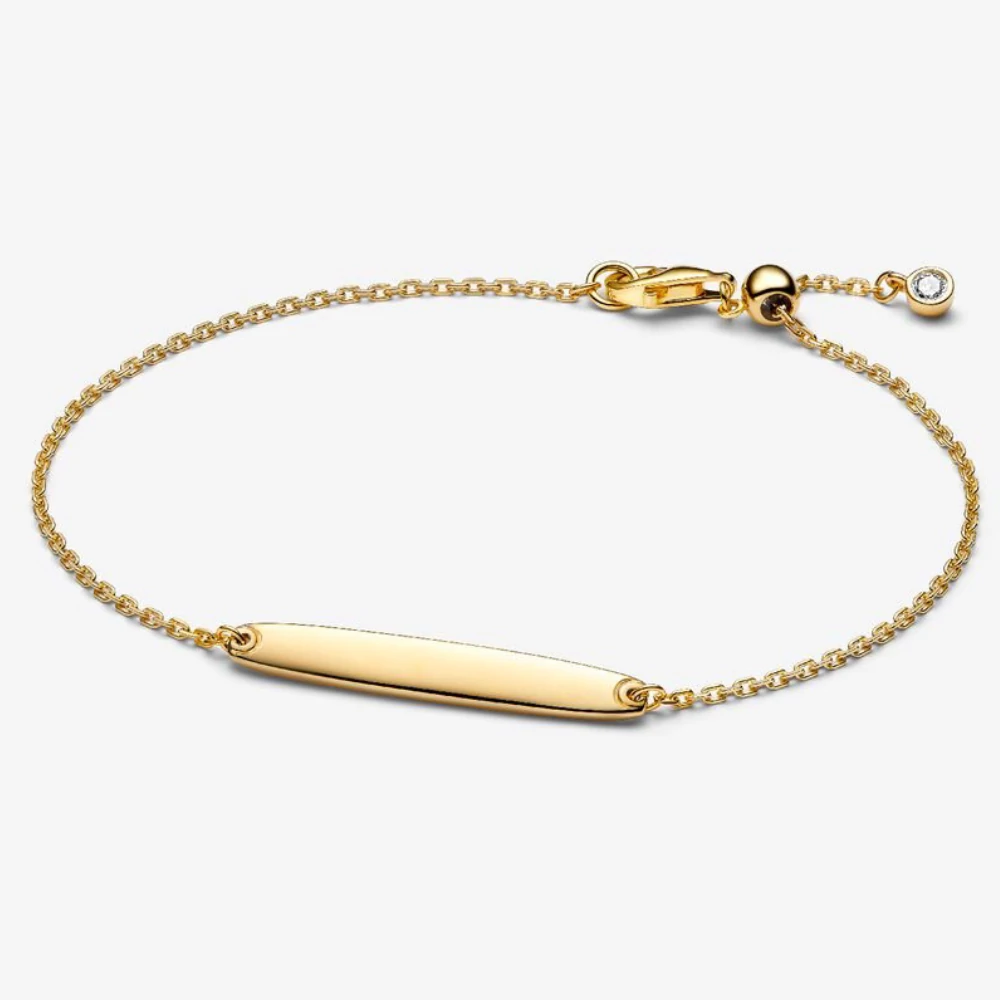 Pandora arany gravírozható lemezes láncos karkötő - 564010C01-16